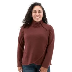 Aventura Women's Harlow Zip Neck Top