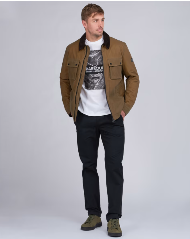 Barbour Intl. M's Accelerator Baffins Wax Jacket 4 Barbour Intl. M's Accelerator Baffins Wax Jacket - Image 2