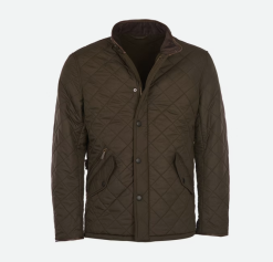 Barbour Men's Powell Quilt -Outerwear Sales barbour mens powell quilt 1