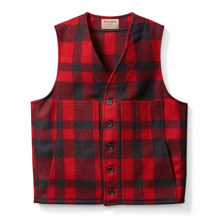Filson Men's Mackinaw Wool Vest 6 Filson Men's Mackinaw Wool Vest - Image 4