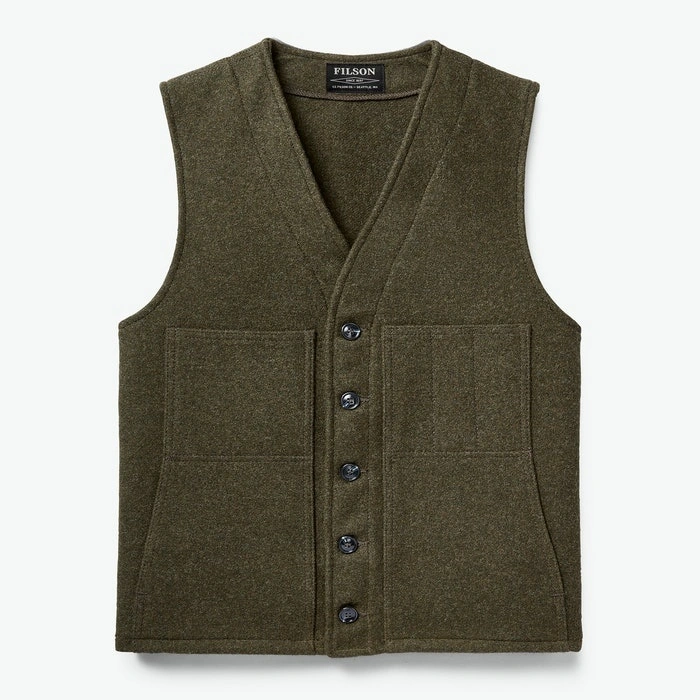 Filson Men's Mackinaw Wool Vest 3 Filson Men's Mackinaw Wool Vest