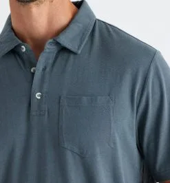 Free Fly Men's Bamboo Heritage Polo -Outerwear Sales free fly mens bamboo heritage polo 2