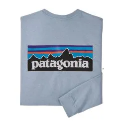 Patagonia Men's Long-Sleeved P-6 Logo Responsibili-Tee® -Outerwear Sales patagonia mens long sleeved p 6 logo responsibili 3