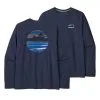 Patagonia Men's Long-Sleeved Skyline Stencil Responsibili-Tee -Outerwear Sales patagonia mens long sleeved skyline stencil respon