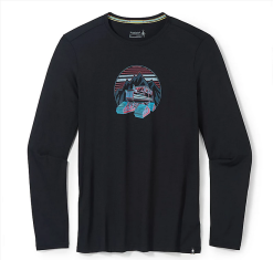 Smartwool Men's Snowcat Trek Long Sleeve Graphic Tee