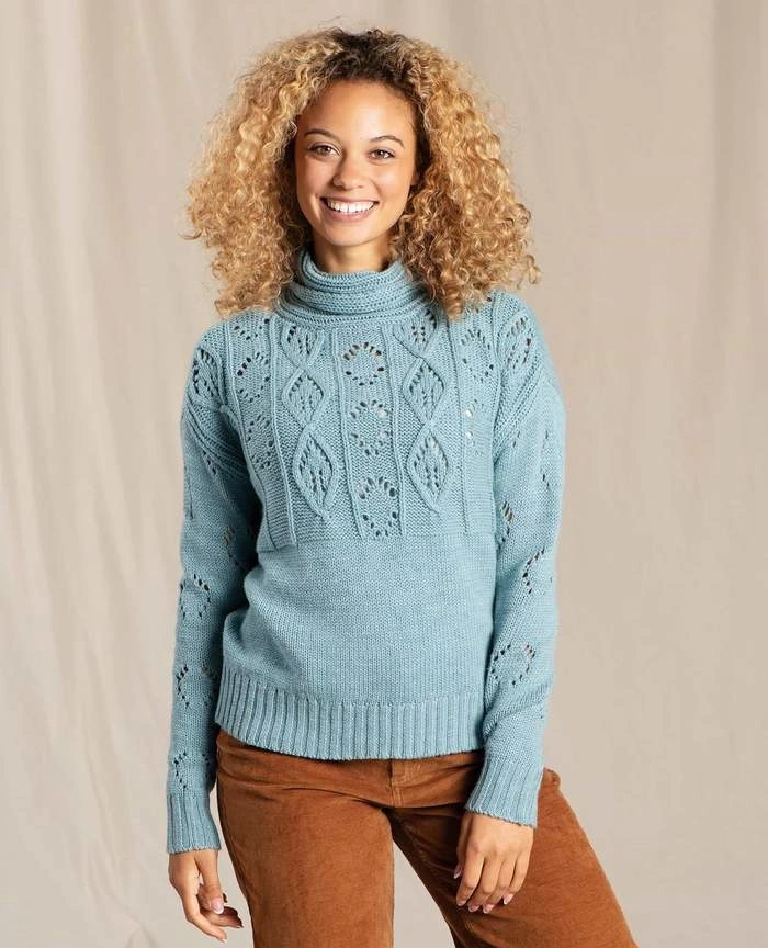 Toad & Co Women's Tupelo II Cable Sweater 3 Toad & Co Women's Tupelo II Cable Sweater